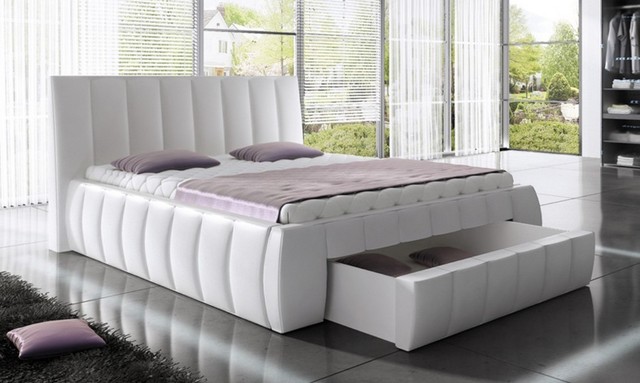 Polsterbett Braun Komplett Bett 160x200 Lattenrost Matratzen Ehebett Blain Gunstig Kaufen Ebay