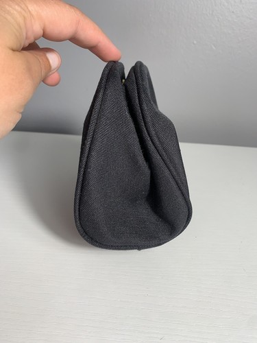 Jil Sander kleine Münzbörse Canvas Damen schwarz/brandneu - ohne Etikett - Bild 3 von 5