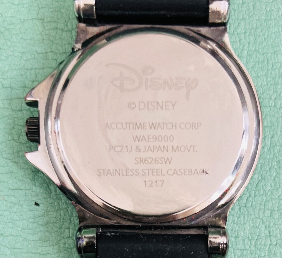 Vtg Disney's Wall-E Wrist Watch Black Band by Accutime Vtg Disney's Wall-E Wrist Watch Black Band by Accutime