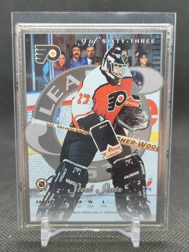 1996-97 Donruss Ron Hextall Steel Stats 9/63 Philadelphia Flyers - Picture 2 of 2