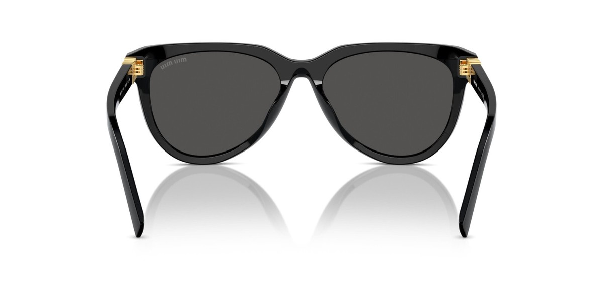送料&関税込】Miu Miu 0mu 12zs 16k1d0 Black Sunglasses MU12ZS