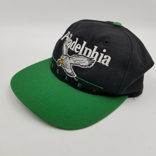 Nuovo cappello snapback vintage EASTPORT Team NFL Philadelphia Eagles Spellout verde - Foto 15 di 15