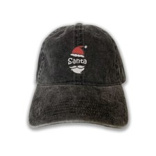 Santa cap hat dad cap dad hat embroidered hat trendy cap Christmas hat Xmas gift