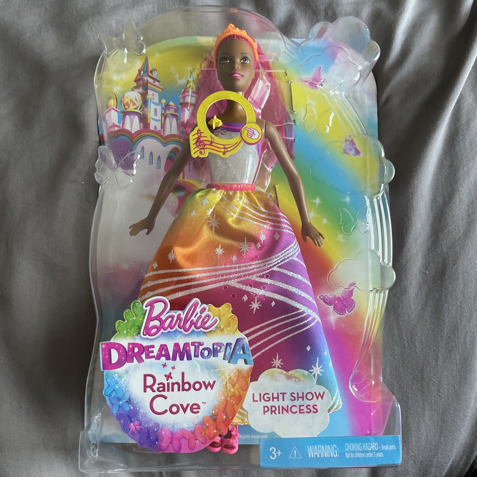 Barbie Dreamtopia Rainbow Cove Light Show Princess Doll 2015 Mattel DPP90 - We-R-Toys