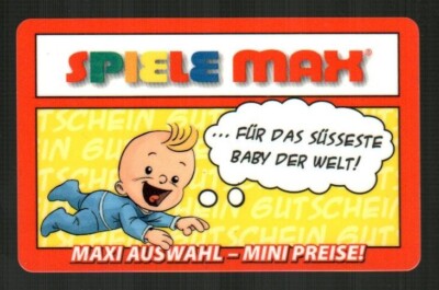 SPIELE MAX ( Germany ) Baby  Collectible Gift Card ( $0 )