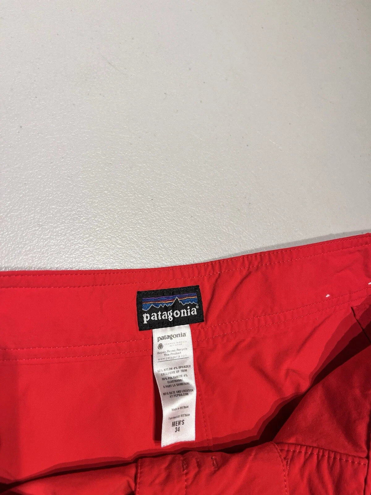 patagonia board trunks run outdoor unlined nylon casual shorts