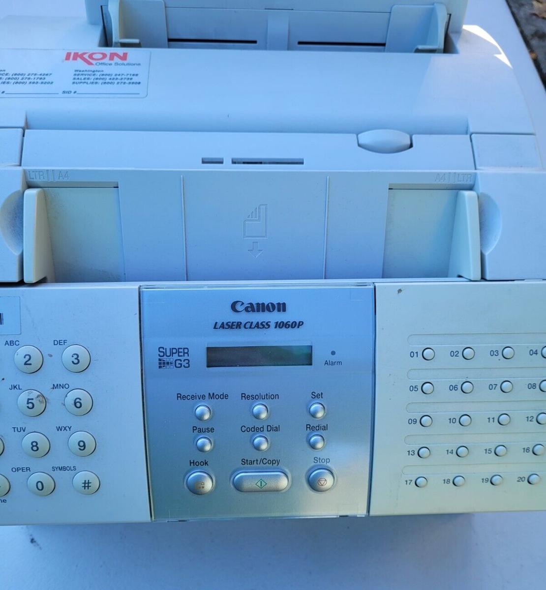 Canon Super G3 Laser Class 1060P Fax Machine Tested Works Great