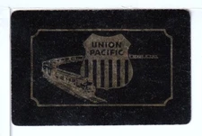Single Railroad Playing Card "Union Pacific RR" UPRR 22b, Bollhagen Bk, 1970