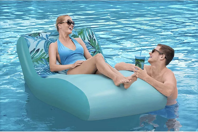 Bestway Luxury Pool Lounger W Removable Fabric Cover Inflatable