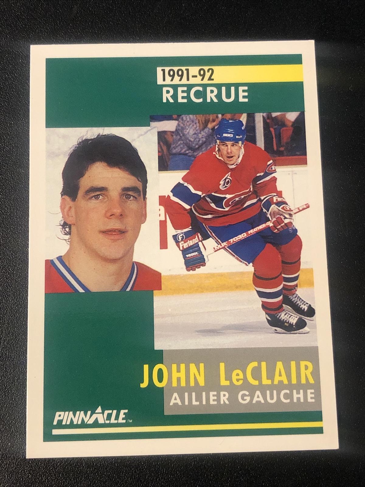 1991-92 Score Pinnacle French John LeClair Rookie #322