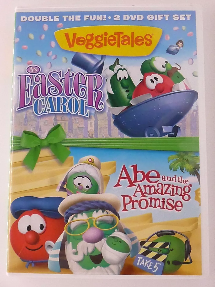 VeggieTales - An Easter Carol, Abe and the Amazing Promise (DVD, 2-film) - H0214