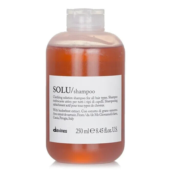 Davines Solu Clarifying Shampoo 8.45 oz for Deep Cleansing