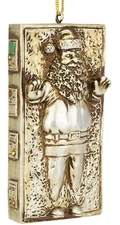 Tree Buddees Santa Frozen in Carbonite Funny Star Wars Parody Christmas Ornament