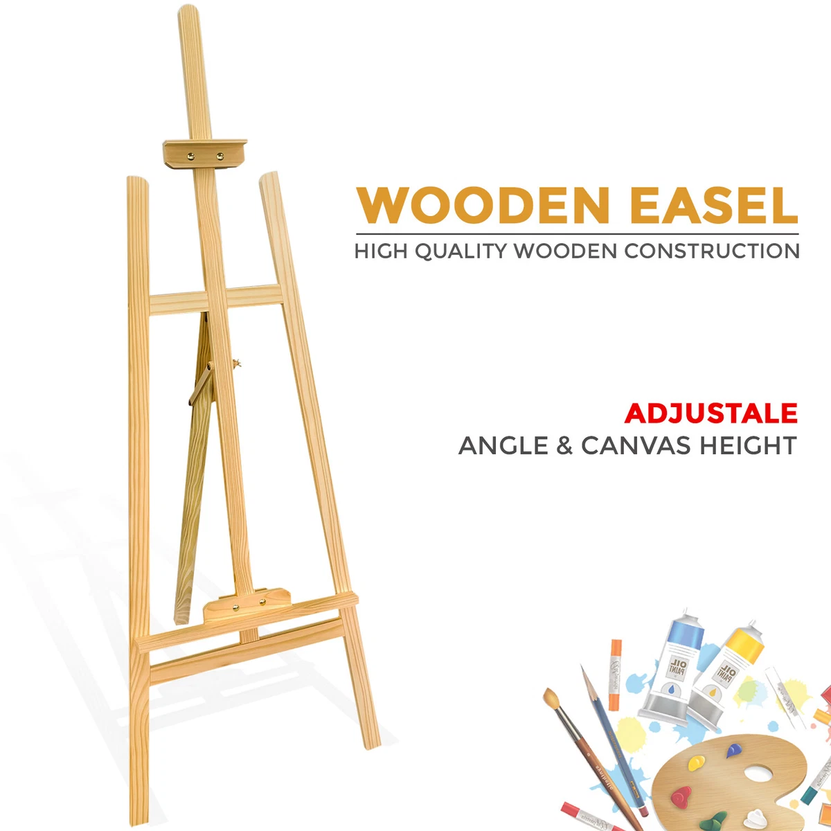 wooden display easel