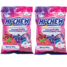Hi-Chew Berry Mix - Cherry, Raspberry and Blueberry Flavors. 3.17 Oz 2 BAG