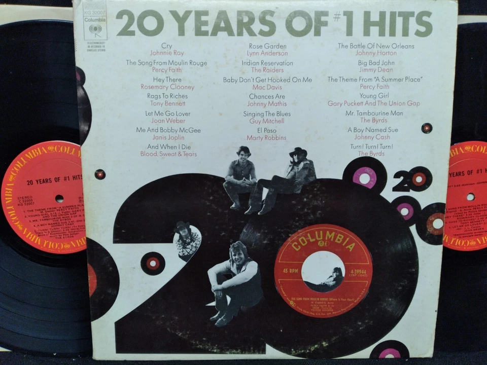 20 Years Of #1 Hits 2 x vinyl LP Columbia records KG 32007 1972 - Image 2 of 4
