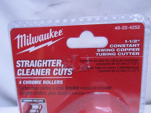 Milwaukee 48-22-4252 1-1/2 in. Constant Swing Copper Tubing Cutter - Picture 3 of 4