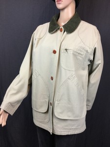 Ll Bean Barn Coat Chore Field Yard Corduroy Collar Coat Jacket