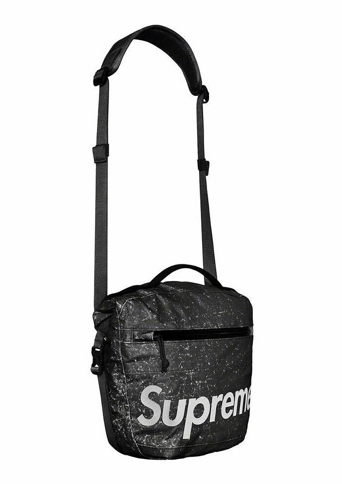 Supreme Waterproof Reflective Speckled Backpack Black - FW20 - US