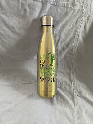 NEW Disney Parks Tinker Bell My Favorite Color Is Sparkle Stainless Water Bottle