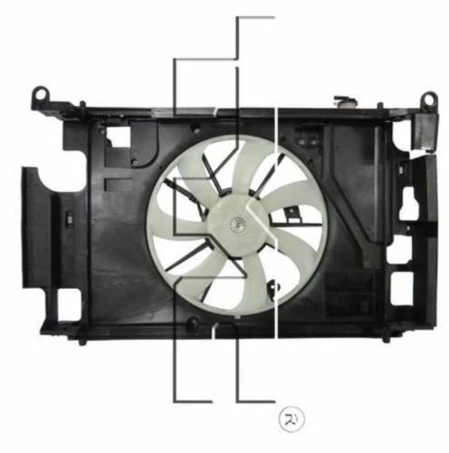 Ventilador de refrigeração Toyota Prius C 2012-2016 - Imagem 2 de 3