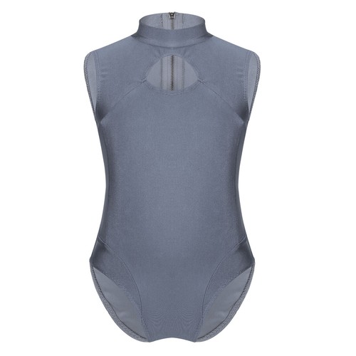 Kids Girls Long Sleeve Bodysuit Body Unitard Ballet Dance Gymnastics Leotard - Picture 112 of 122