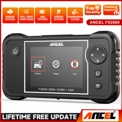 ANCEL FX2000 KFZ Diagnosegerät Profi OBD2 Scanner Fehlerauslesegerät ABS SRS