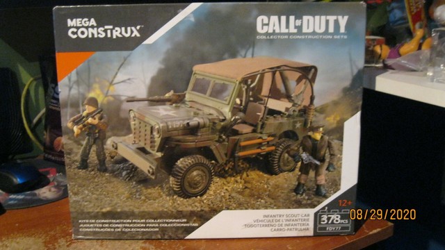 mega construx call of duty infantry scout car