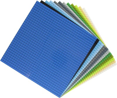 Best Blocks stapelbare Grundplatten Set - Naturfarben 12 Stück 10''X10''