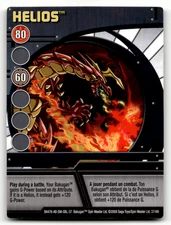 Bakugan Card - Helios Character Card - Rare - Battle Brawlers