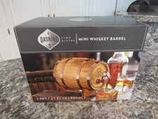 DASHING FINE GIFTS MINI WHISKEY BARREL 27 FL OZ 800 ML WOODEN BRAND NEW 🎄🎄🎄🎄