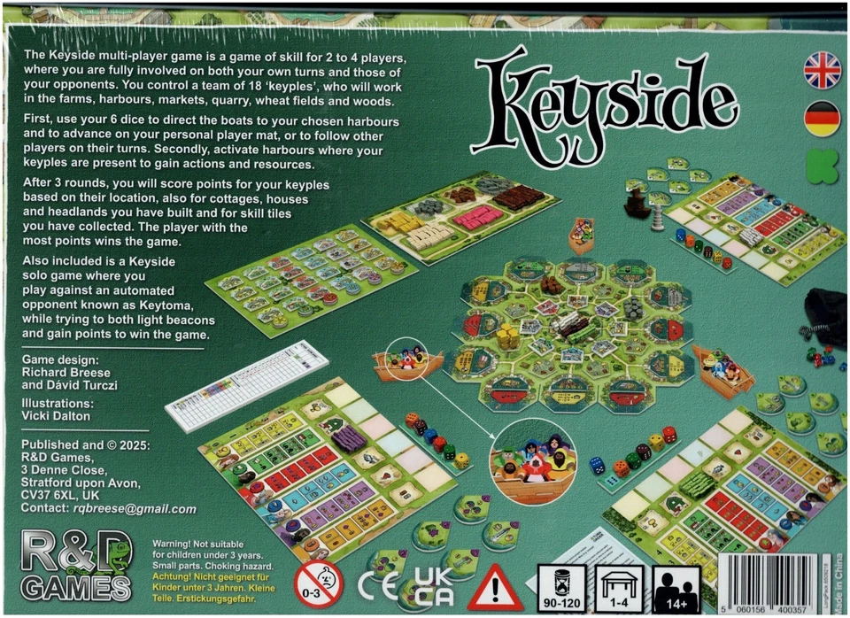 New in Shrink R & D Games --- KEYSIDE - Kickstarter Edition - Image 2 of 2