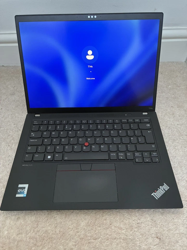 Lenovo ThinkPad T14s Gen 4 Laptop: Intel Core i5-1335U 256GB 16GB Warranty VAT, photo 1 of 5