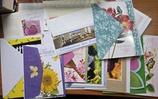 A lot of 12 assorted new greeting cards/birthday, get well