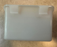 Escurridor de cubiertos para enganchar en escurridor de platos de fregadero - Plástico blanco - 5"x4"x2 1/4"