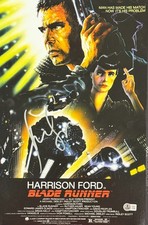 Harrison Ford Signed 12x18 Photo Blade Runner Authentic Autograph Beckett LOA