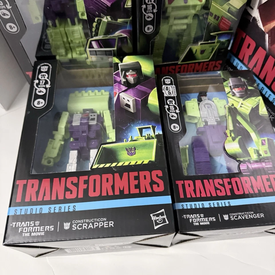 Transformers The Movie Constructicons Devastator Set Of 5 (unopened) - Image 4 of 4