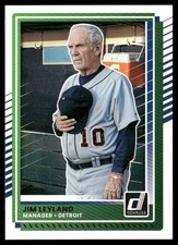 Jim Leyland 2025 Donruss Detroit Tigers