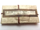 ANTIQUE RELIQUARY RELIC TO SAINT PETER DAMIAN / S. PETRI DAMIANI