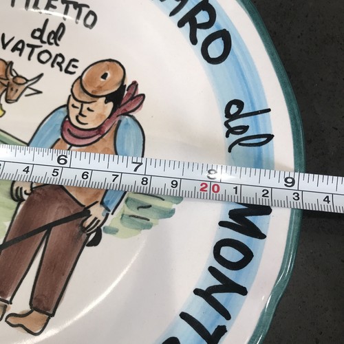 Vietri Ristorante Del Burn Ricordo Luncheon Plate - Picture 5 of 5