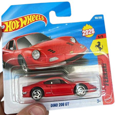 2026 Hot wheels Case G Dino 206 GT Ferrari Sh...