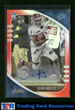 2020 Absolute #150 Jason Huntley Signature Rookies Spectrum Orange #/50 Auto