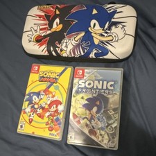 SEGA Sonic Mania Sonic Frontiers/ Nintendo Switch/ Sonic Carrying Case