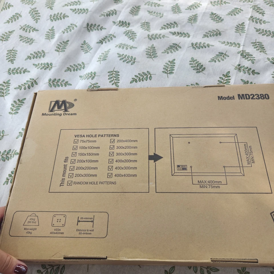 Montaje Dream MD2380 Soporte Pared TV 32-65′′ Full Motion VESA 400×400 99 lb Foto 3 de 4