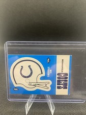1987 Fleer NFL Team Action Indianapolis Colts Helmet Sticker