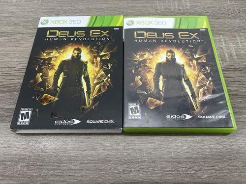 Deus Ex: Human Revolution (Microsoft Xbox 360, 2011) completo con manuale e cover - Foto 3 di 12
