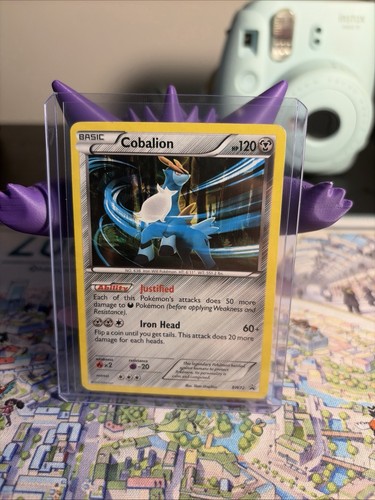 Cobalion BW72 Black Star Promo Cracked Ice Holo Pokémon 2012 BW Black & White LP