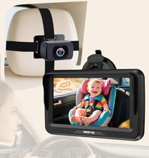 Baby Car Camera HD 1080P - Rear-Facing Infant Monitor Clear Picture Super Nigh