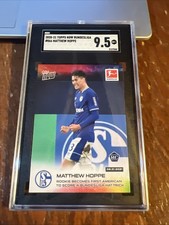 Matthew Hoppe 2020-21 Topps Now Bundesliga Rookie Card #066 USMNT USA SGC 9.5. rookie card picture