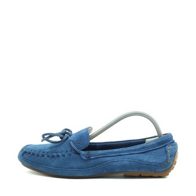 Clarks Damen Mokassins EU 39,5 26123061 Blau Wildleder Slipper